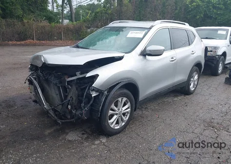 2014 Nissan Rogue Sv z USA, uszkodzony, nr VIN 5N1AT2MV6EC782755